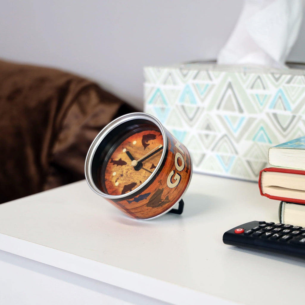 Plushible.comDesk & Shelf ClocksFish 'n Time! Clock IN a Can