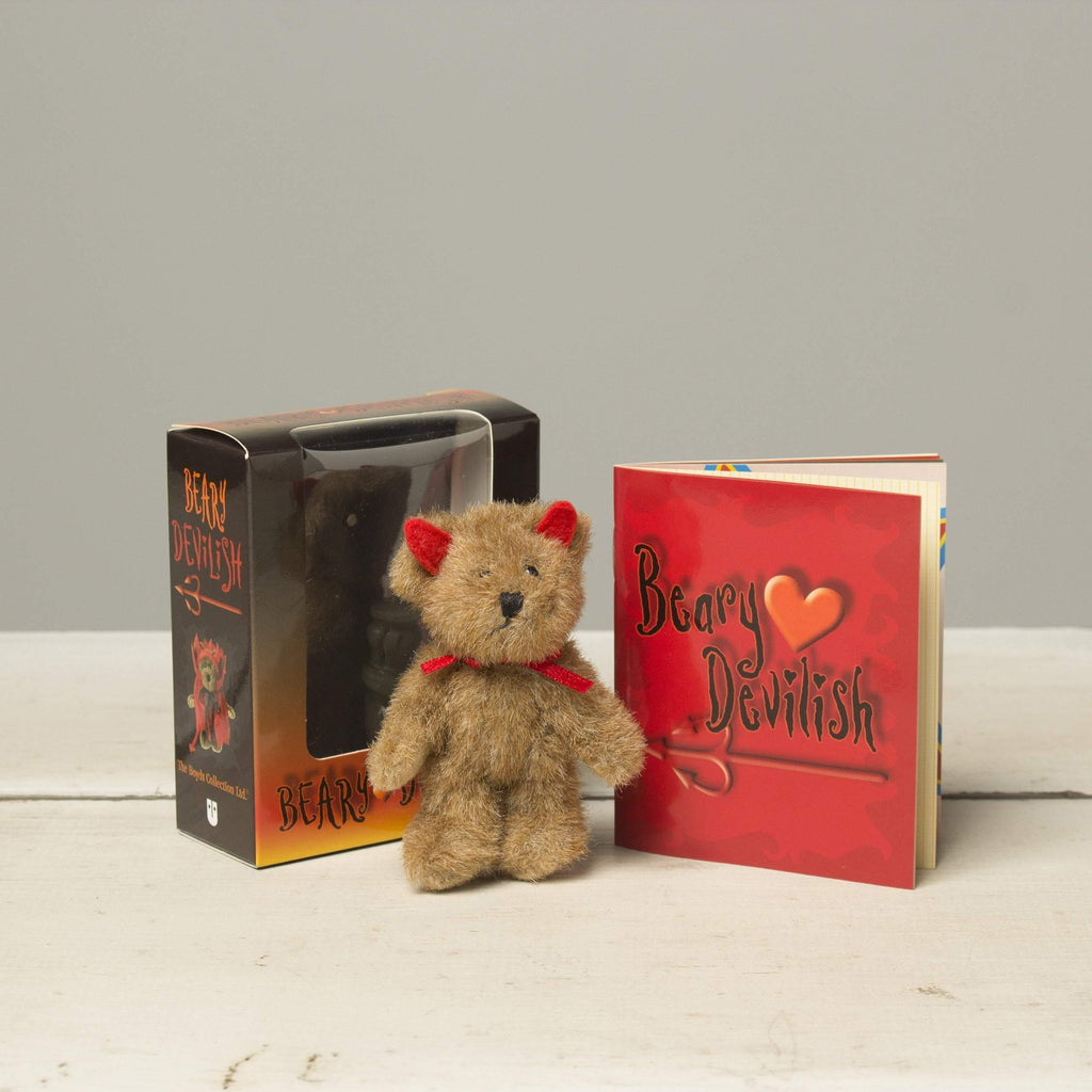 Plushible "Flame" the 3in Beary Devilish Plush by The Boyds Collection