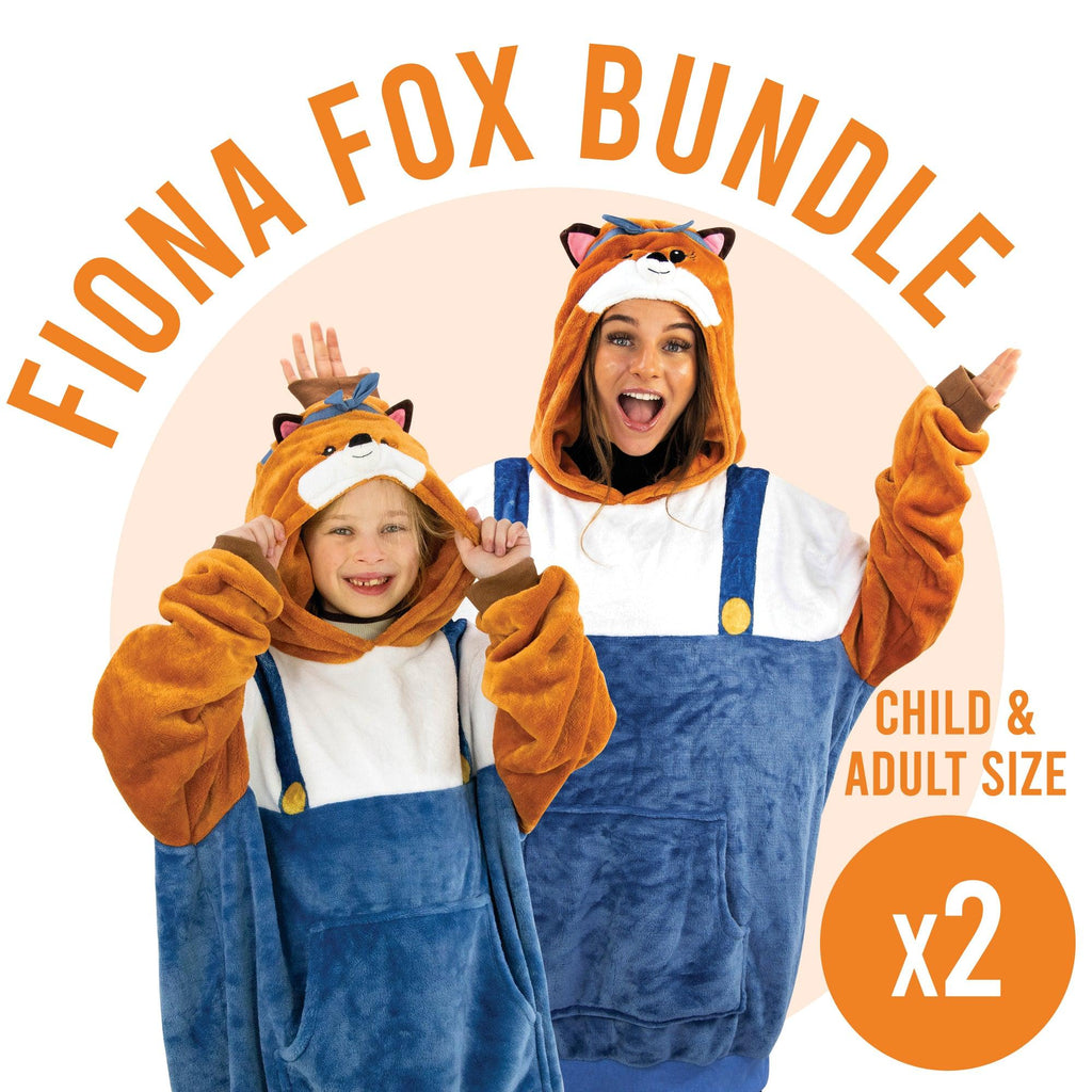 Plushible.comSnugiblesFox Snugible Bundle | Blanket Hoodie & Pillow