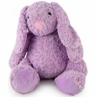 large stuffed animal easter bunny purple