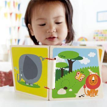 Plushible.comEducational ToysHape At The Zoo Wooden Book