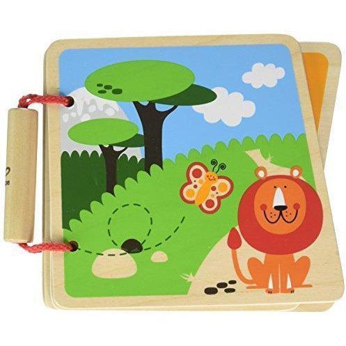 Plushible.comEducational ToysHape At The Zoo Wooden Book