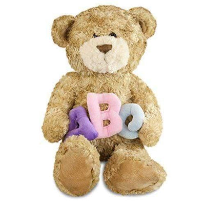 Plushible.comStuffed Animals"Jackson" the 12in Pastel ABC Stuffed Teddy Bear Animal