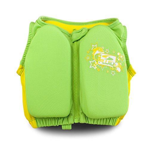 Plushible.comLife JacketsKids Stuff Yellow and Green Swim Vest Medium/Large