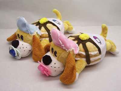 "Maple" the 11in Baby Cakes Girl Pup Plush