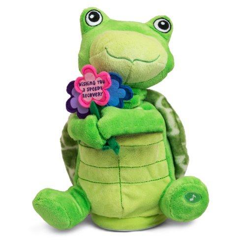 Plushible.comStuffed Animals"Mercy" the 11in "Wishing You a Speedy Recovery" Animated Stuffed Turtle