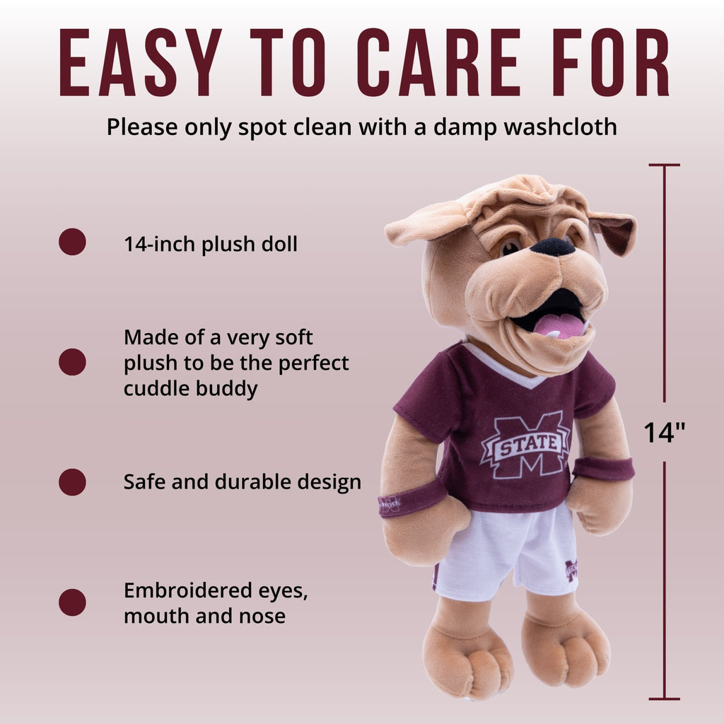 Plushible.comPlush FigureMississippi State University Bulldog 14 Inch Plush Figure