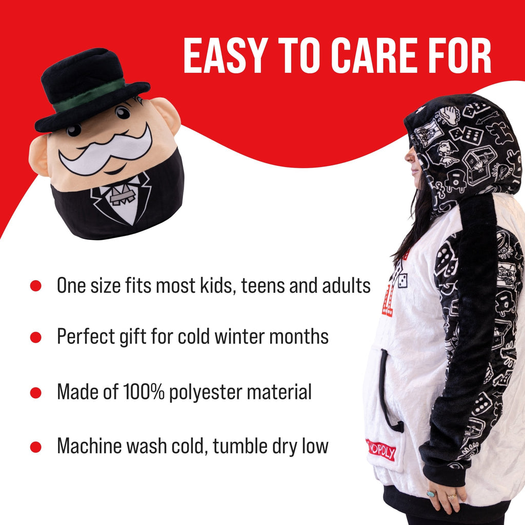 Plushible.comSnugiblesMonopoly Rock & Roll Snugible | Blanket Hoodie & Pillow