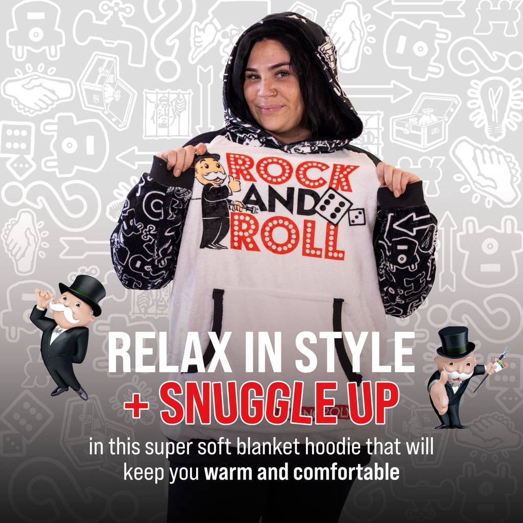 Plushible.comSnugiblesMonopoly Rock & Roll Snugible | Blanket Hoodie & Pillow