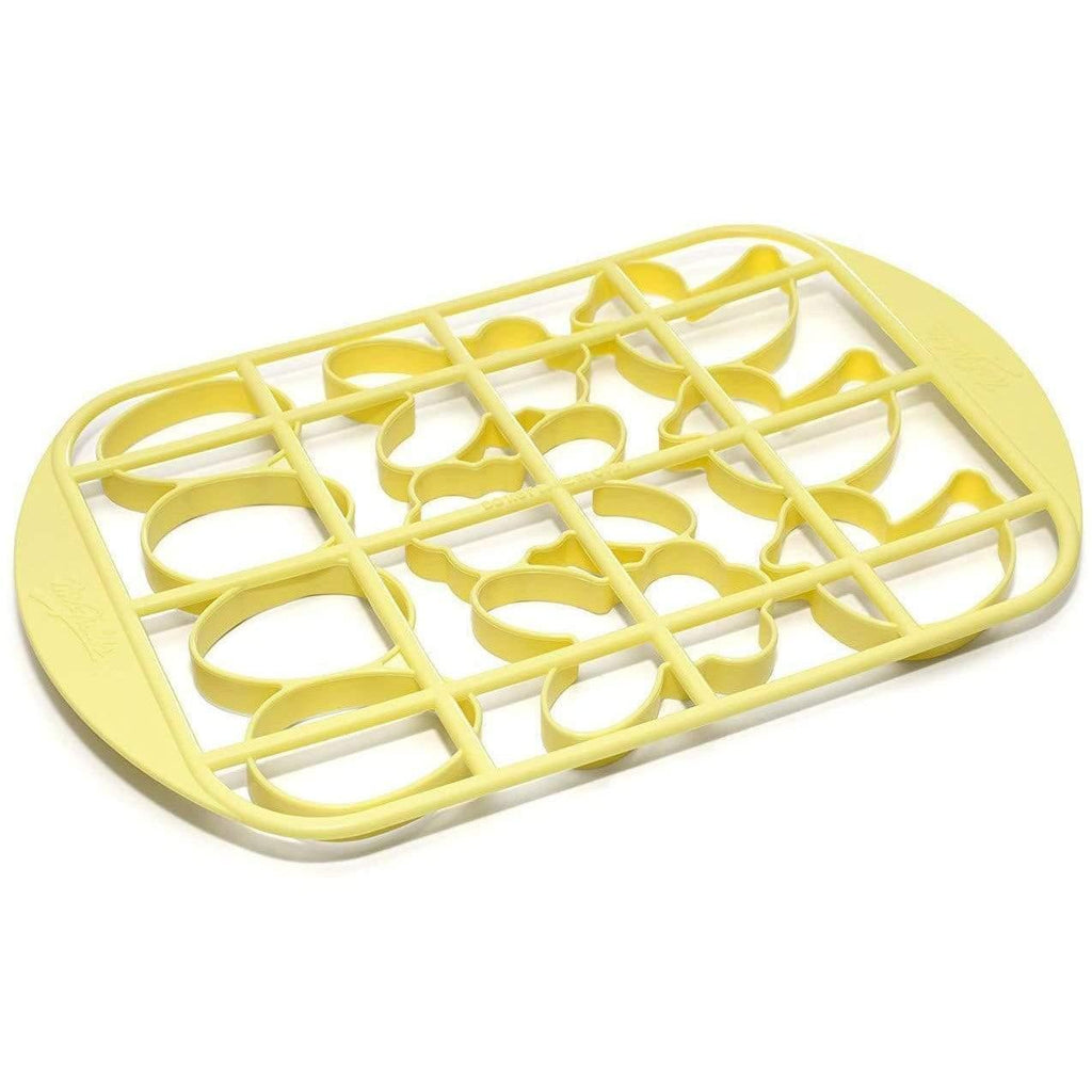 yellow easter themed cookie cutter