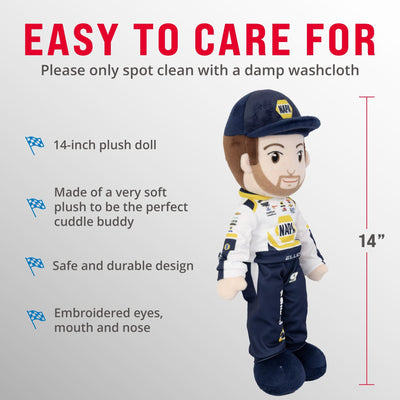 Plushible.com14 Inch Rag DollsNASCAR | Hendrick Motorsports Chase Elliott NAPA Plush Figure