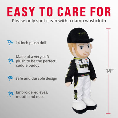 Plushible.com14 Inch Rag DollsNASCAR | Hendrick Motorsports William Byron Plush Figure