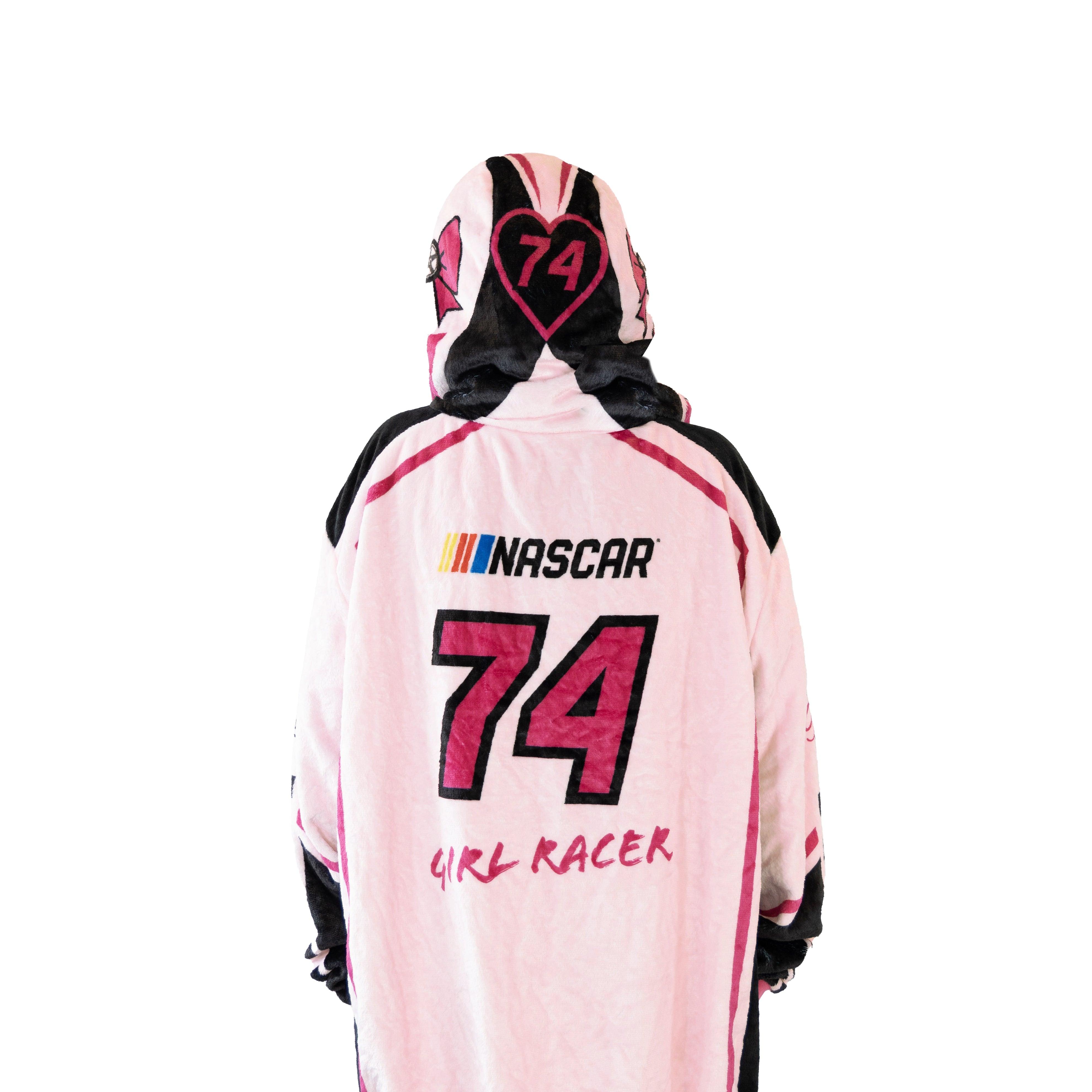 NASCAR Racing Suit Snugible (Pink) | Blanket Hoodie & Pillow