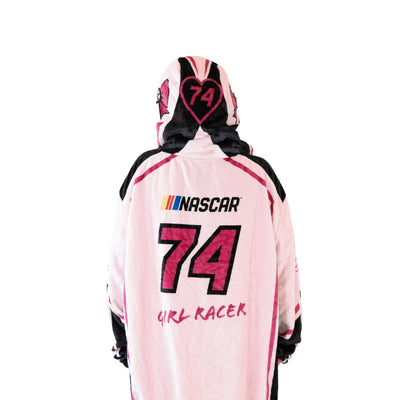 NASCAR Racing Suit Snugible (Pink) | Blanket Hoodie & Pillow