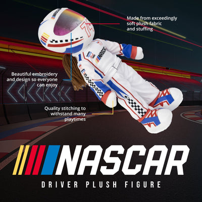 Plushible.comPlush FigureNASCAR | Sally Speedster Racecar Driver Plush Figure