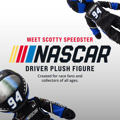 Plushible.com14 Inch Rag DollsNASCAR | Scotty Speedster Racecar Driver Plush Figure