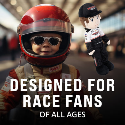 Plushible.com14 Inch Rag DollsNASCAR | Team Penske Austin Cindric Plush Figure