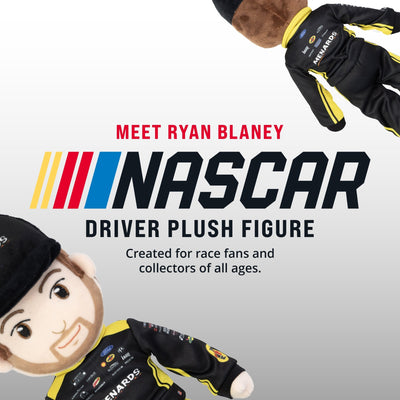 Plushible.com14 Inch Rag DollsNASCAR | Team Penske Ryan Blaney Plush Figure
