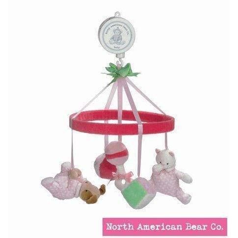 North American Bear Baby Product North American Bear Creeper Sleepers Mobile Pink Co. (3116)