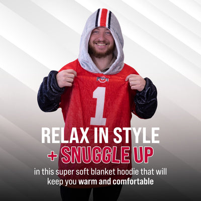 Plushible.comSnugiblesOhio State University Helmet Snugible | Blanket Hoodie & Pillow