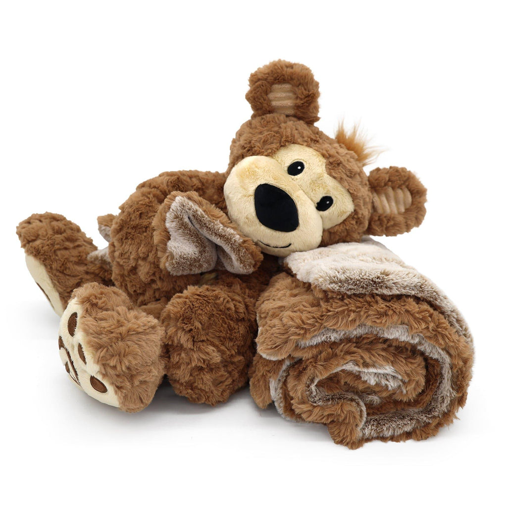 Plushible.com Blanket Bestie Pawley 2-n-1 Stuffed Animal and Blanket Set