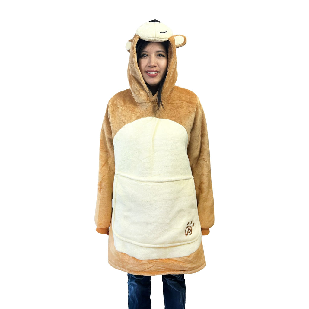 Plushible.comSnugiblesPawley the Bear Blanket Hoodie