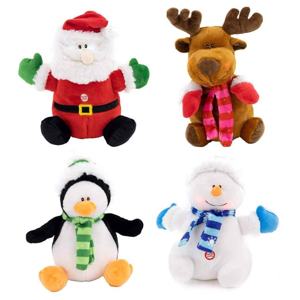 Gitzy Seasonal & Holiday Decorations Penguin Penguin Gitzy Light Up Christmas Plush