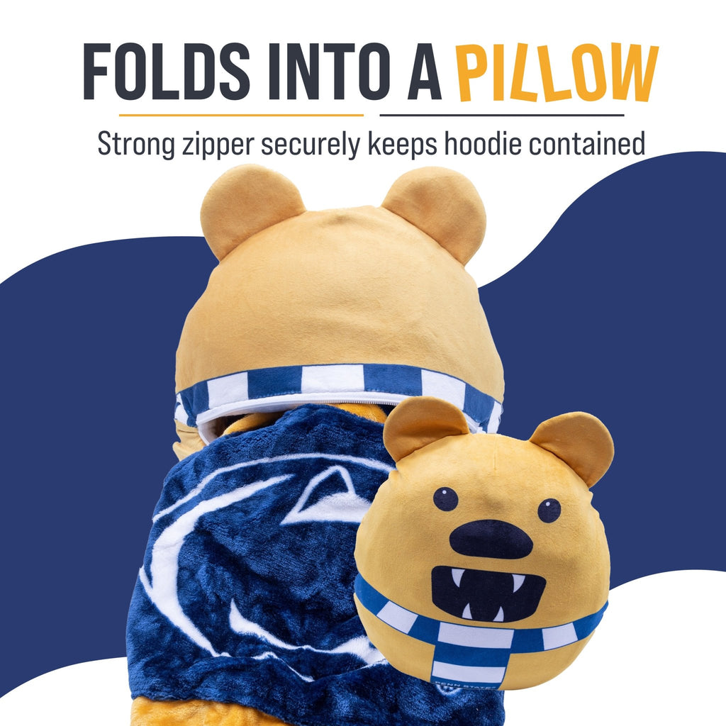 Plushible.comSnugiblesPenn State Nittany Lion Adult Snugible | Blanket Hoodie & Pillow