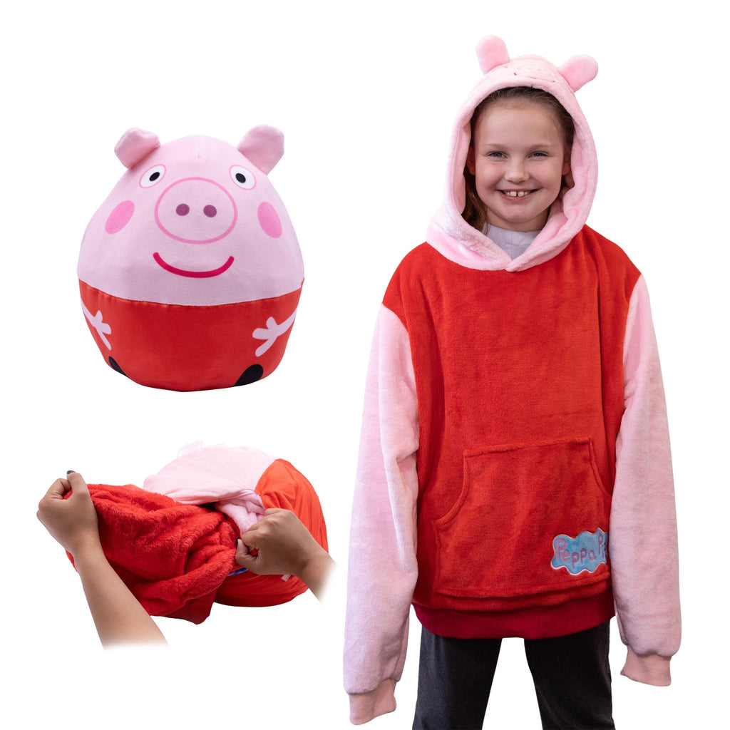 Plushible.comSnugiblesPeppa Pig Child Snugible | Blanket Hoodie & Pillow