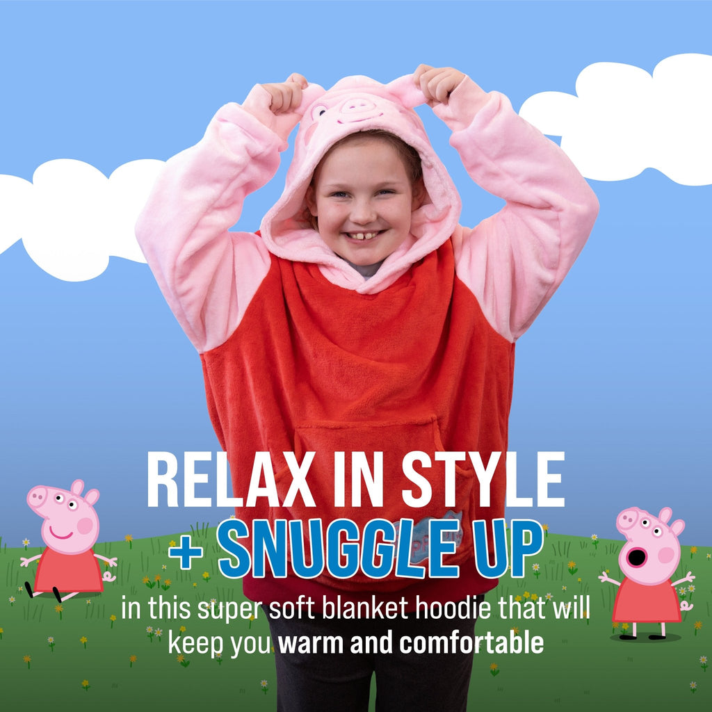 Plushible.comSnugiblesPeppa Pig Child Snugible | Blanket Hoodie & Pillow