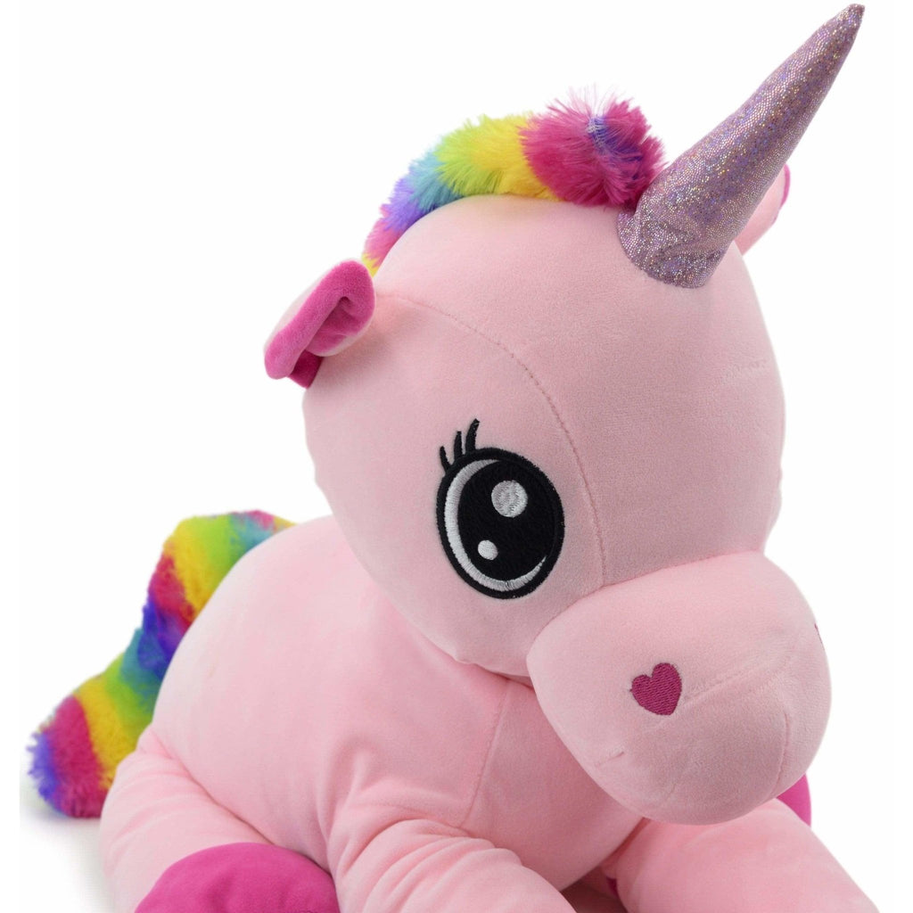 Plushible.comStuffed AnimalsPink Gitzy 25" Stuffed Squishy Unicorn