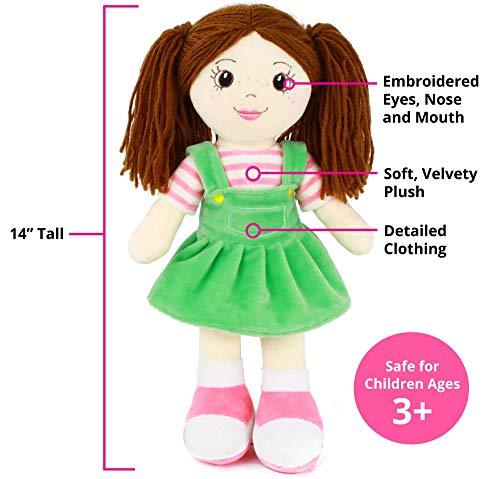 Plushible.com14 Inch Rag DollsPlaytime By Eimmie 14 Inch Rag Doll Allie