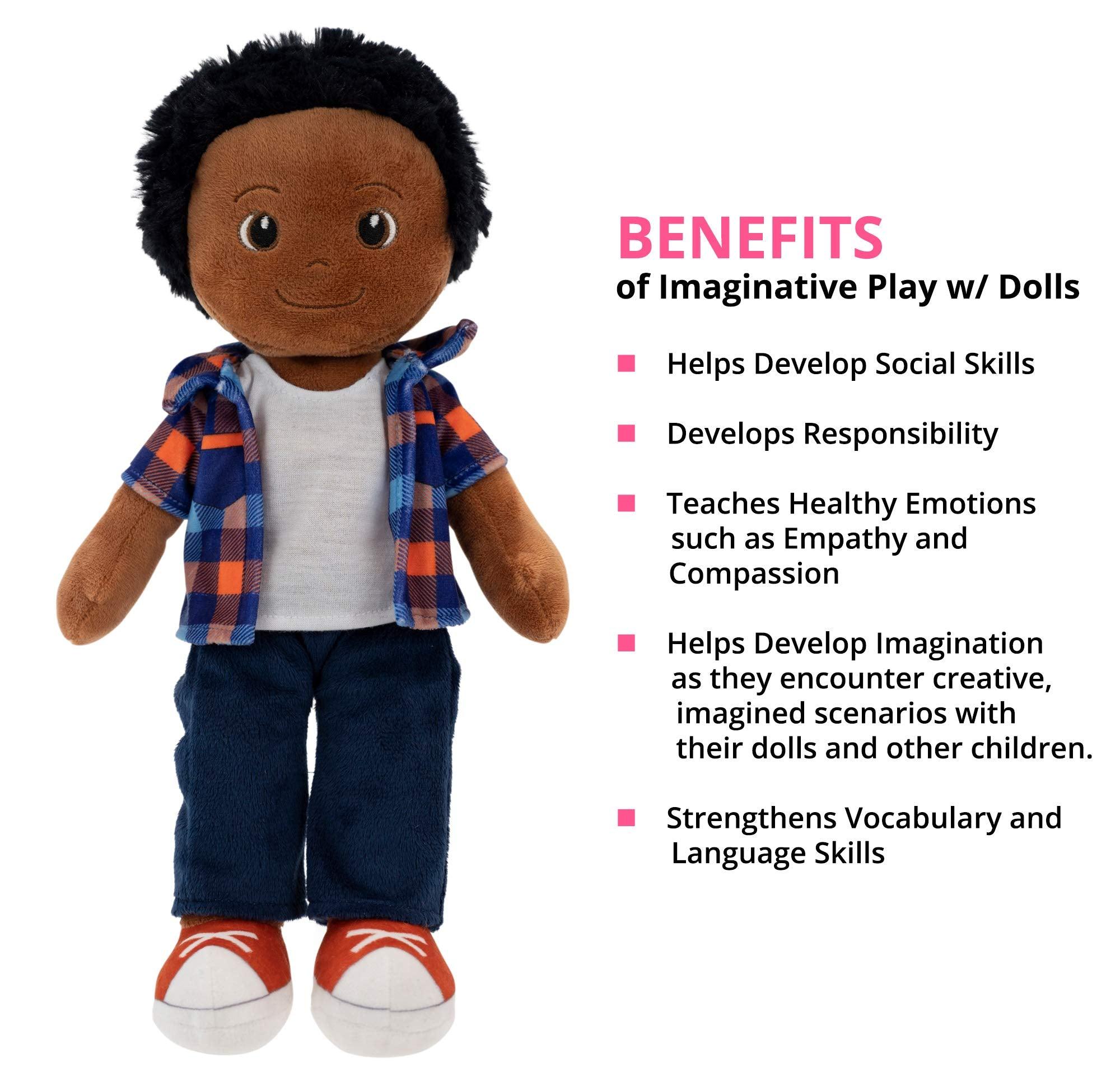 Plushible.com14 Inch Rag DollsPlaytime By Eimmie 14 Inch Rag Doll Charlie