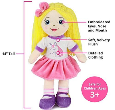 Plushible.com14 Inch Rag DollsPlaytime By Eimmie 14 Inch Rag Doll Eimmie