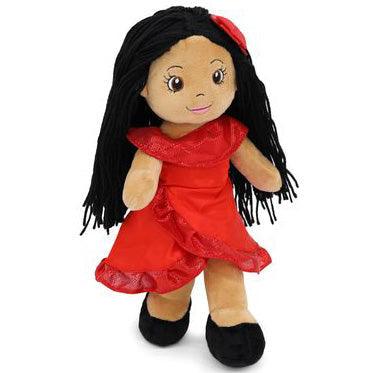 Plushible.com14 Inch Rag DollsPlaytime By Eimmie 14 Inch Rag Doll Julie Salsa Dancer