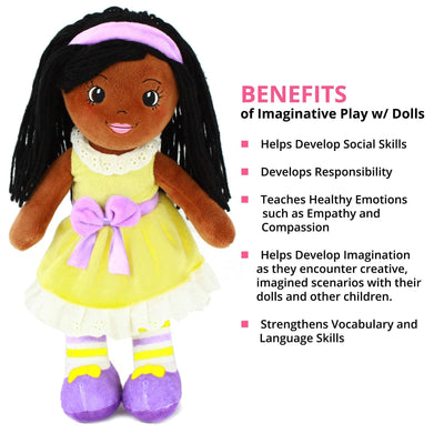 Plushible.com14 Inch Rag DollsPlaytime By Eimmie 14 Inch Rag Doll Kaylie