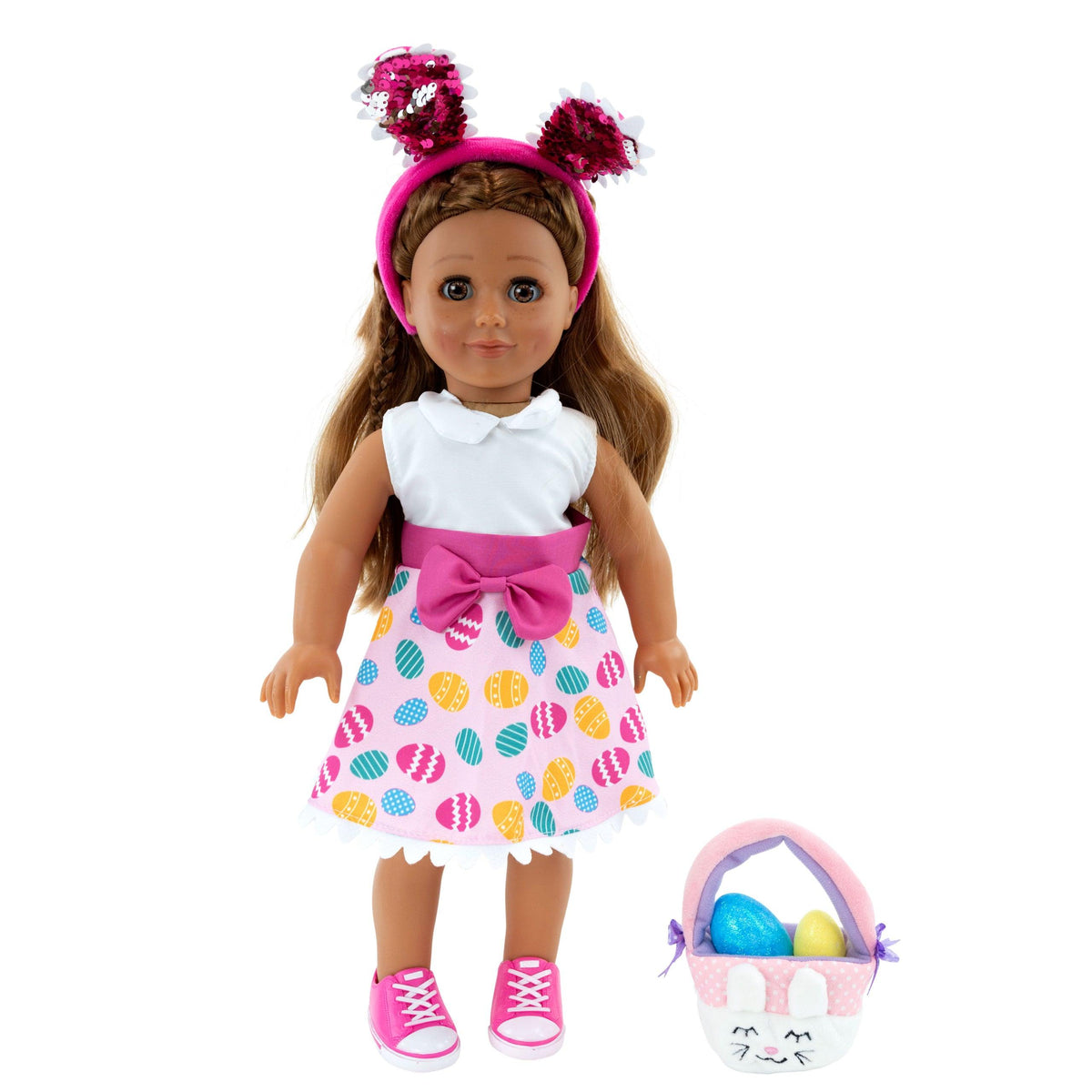 Playtime by Eimmie Playtime Easter Dress Doll Outfit with Matching Chi ...