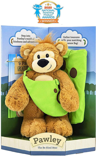 Plushible Adventure Book and Stuffed Animal Set Pawley's Greatest Treasure - OrangeOnions Wholesale