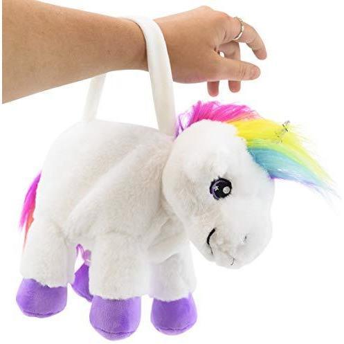 Plushible.comTOYS_AND_GAMESPLUSHIBLE BRIDGING MILES WITH SMILES Plush Unicorn Purse