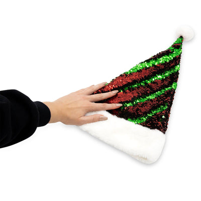 Plushible.comChristmasPlushible Christmas Santa Hat - Color Changing Holiday Hat - Red/Green
