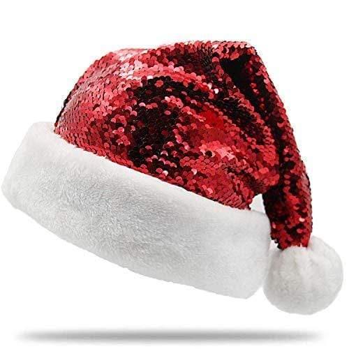 PLUSHIBLE BRIDGING MILES WITH SMILES HEALTH_PERSONAL_CARE Plushible Christmas Santa Hat - Color Changing Holiday Hat - Red/Green