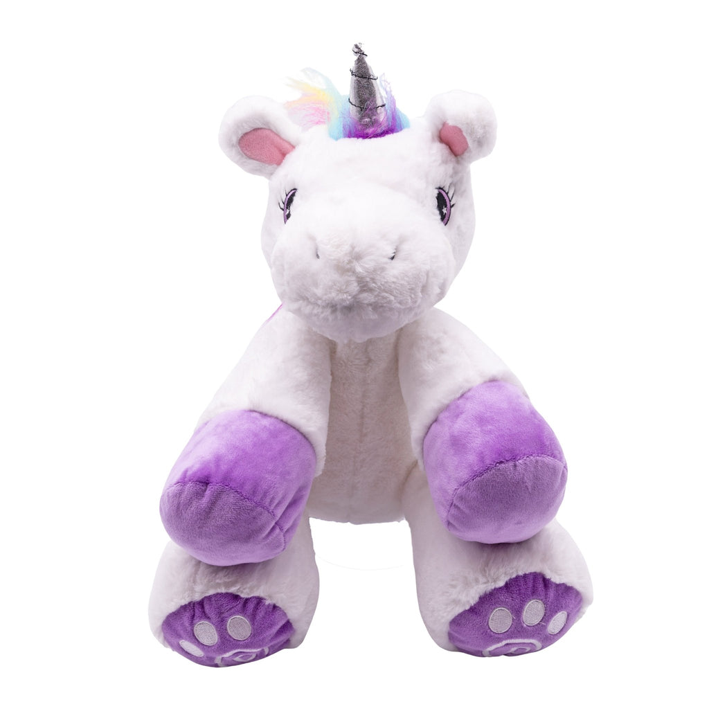 Plushible.comPlush FigurePoppy the Unicorn | 14" Stuffed Animal with Matching Bags