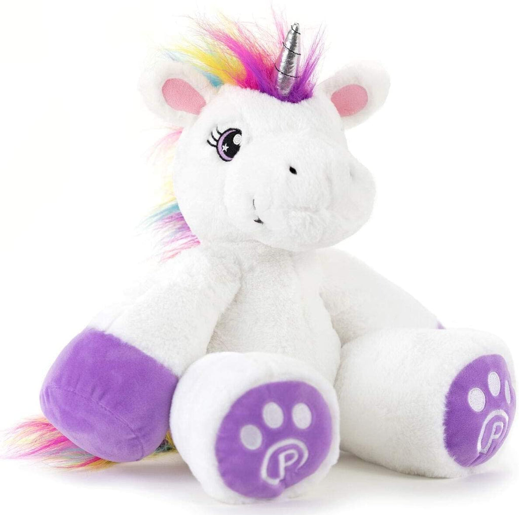 Plushible.comPlush FigurePoppy the Unicorn | 14" Stuffed Animal with Matching Bags