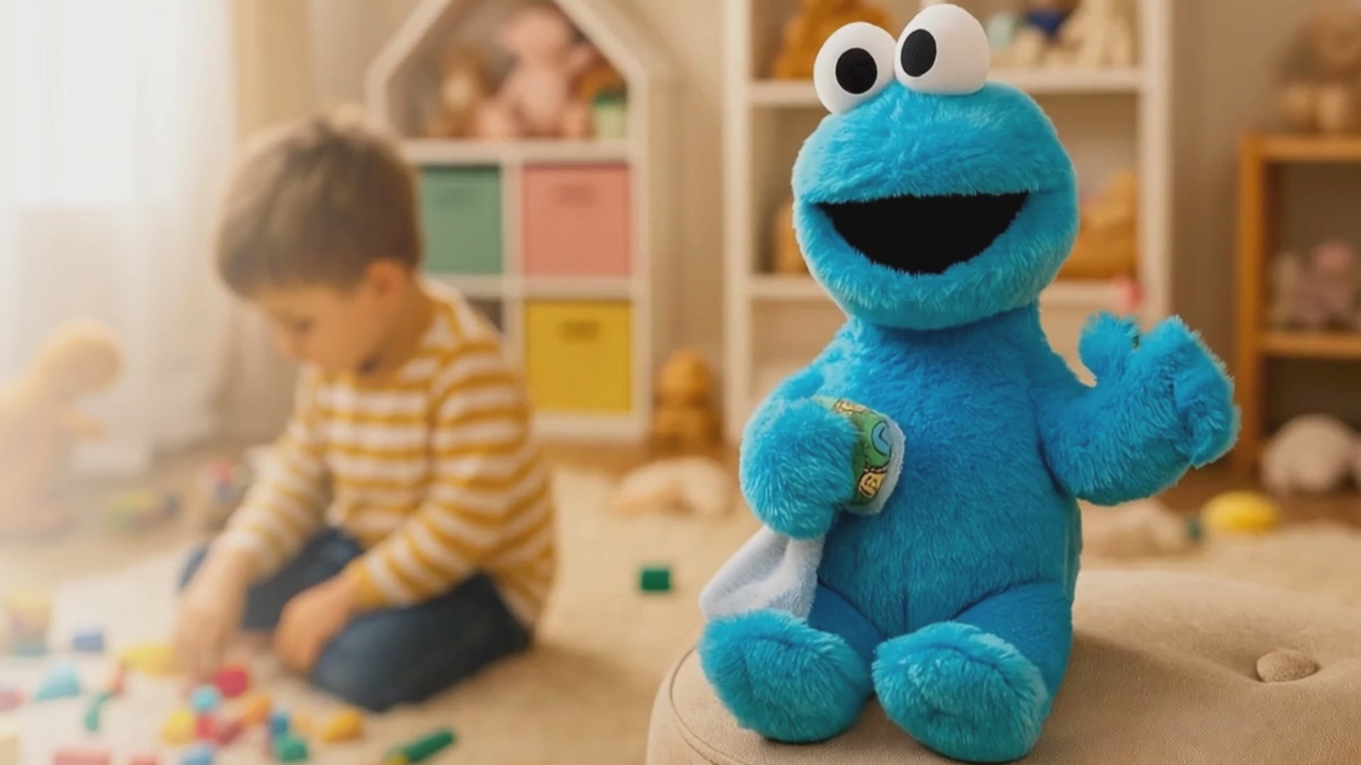 Sesame Street Cookie Monster Blankie Bestie