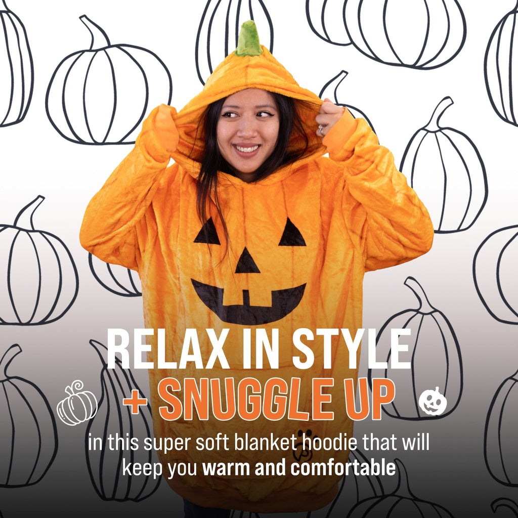 Plushible.comSnugiblesPumpkin Snugible | Blanket Hoodie & Pillow