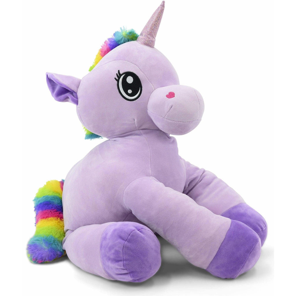 Plushible.com Purple Gitzy 25" Stuffed Squishy Unicorn