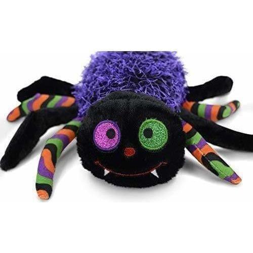 Gitzy Orange Halloween Plush Spider – 7" Stuffed Animal