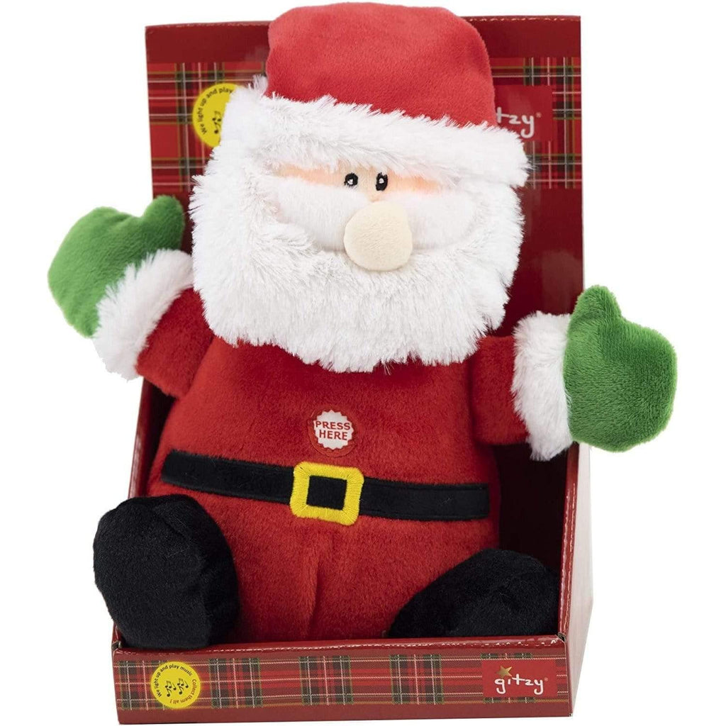 Gitzy Seasonal & Holiday Decorations Reindeer Reindeer Gitzy Light Up Christmas Plush
