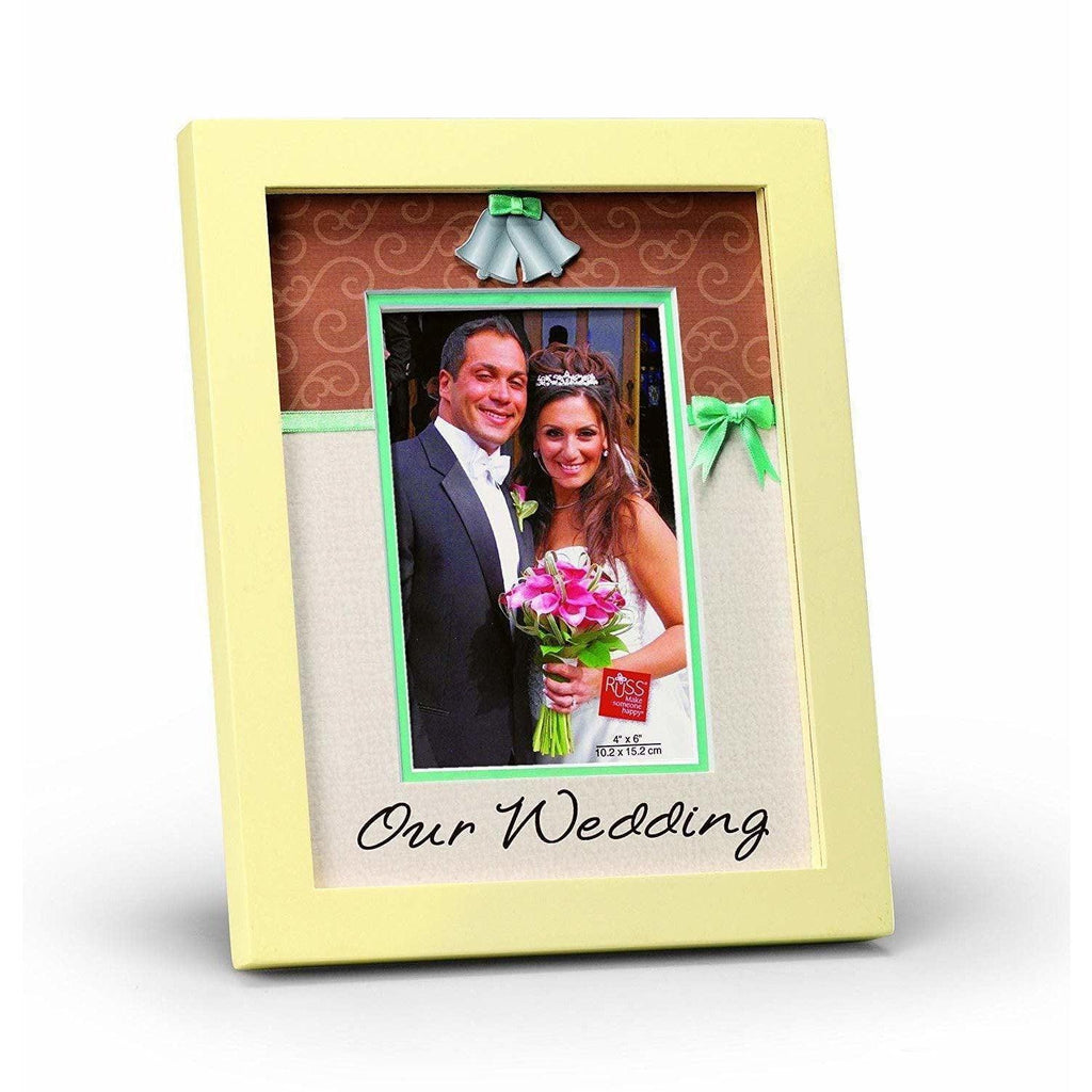 Russ Home Russ Our Wedding Day Wood Frame, 4 by 6-Inch