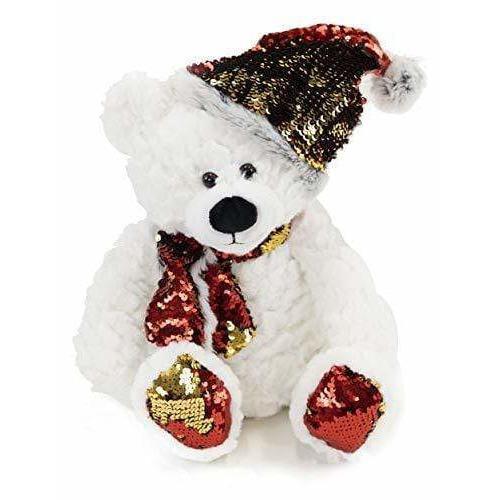 Gitzy TOY_FIGURE Red Sequins Holiday Bears